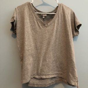 Plain gray T-shirt